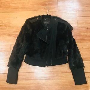 BCBG Faux Fur Jacket